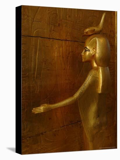 Goddess Selket, Tutankhamun Gold Canopic Shrine, Valley of the Kings, Egyptian Museum, Cairo, Egypt-Kenneth Garrett-Premier Image Canvas