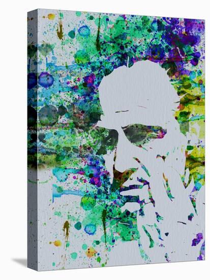 Godfather Watercolor-Anna Malkin-Stretched Canvas