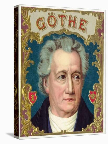 Goethe Brand Cigar Box Label-Lantern Press-Stretched Canvas