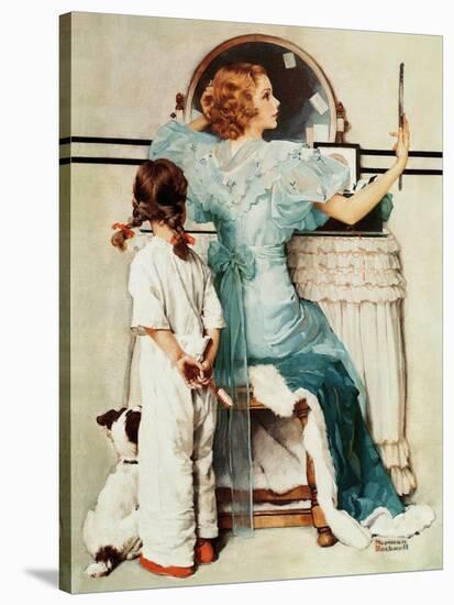 "Going Out", October 21,1933-Norman Rockwell-Premier Image Canvas