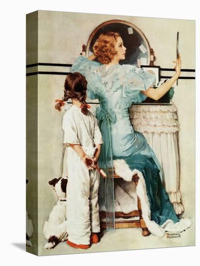 "Going Out", October 21,1933-Norman Rockwell-Premier Image Canvas