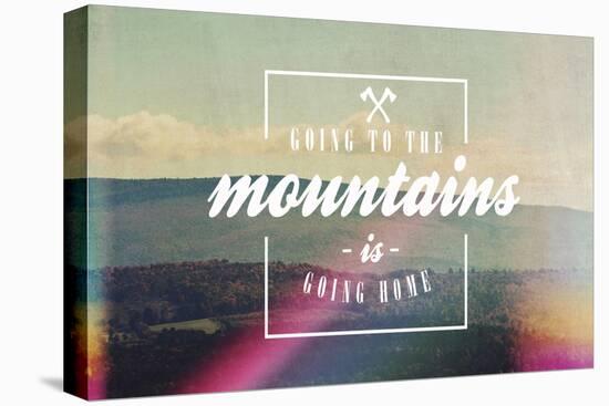 Going to the Mountains-Vintage Skies-Premier Image Canvas