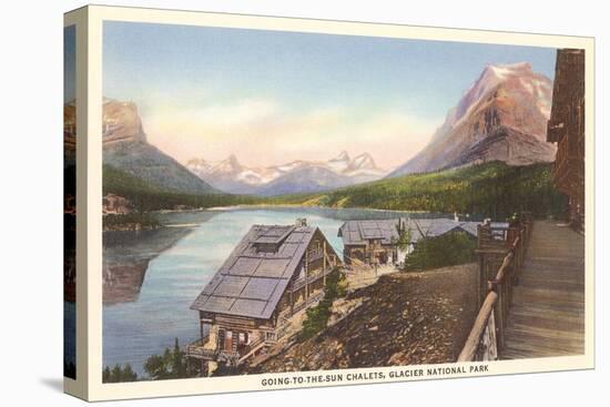 Going-to-the-Sun Chalets, Glacier Park, Montana-null-Stretched Canvas
