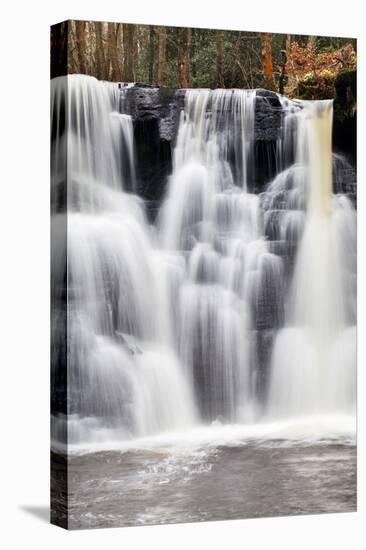 Goitstock Waterfall in Goitstock Wood, Cullingworth, Yorkshire, England, United Kingdom, Europe-Mark Sunderland-Premier Image Canvas