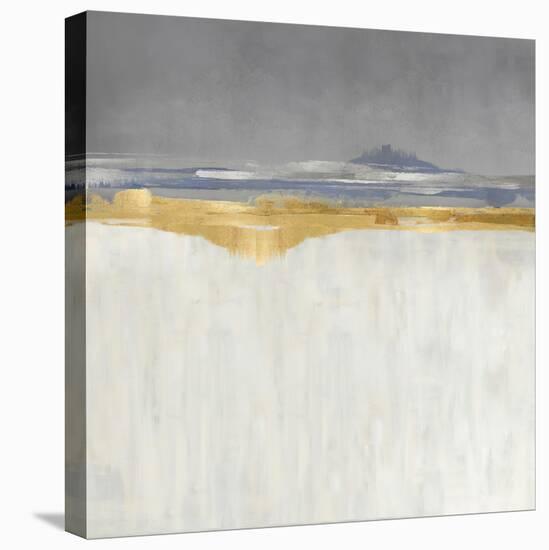 Gold and Silver Horizon II-Jake Messina-Stretched Canvas