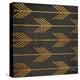 Gold Arrow Modele II-Elizabeth Medley-Stretched Canvas