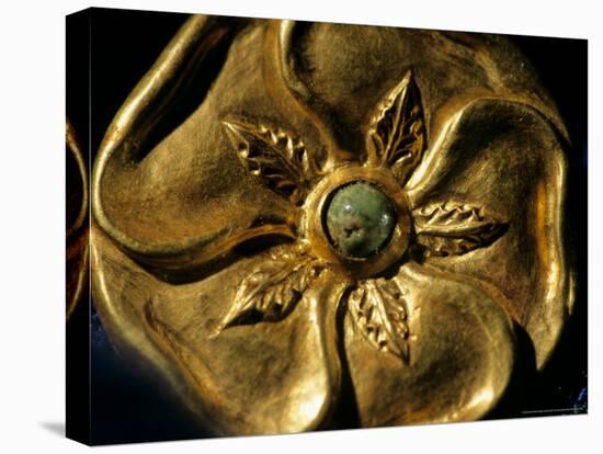 Gold Artifact from Tillya Tepe, Elements of Greek, Indian, Asian culture-Kenneth Garrett-Premier Image Canvas