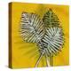 Gold Batik Botanical III-Andrea Davis-Stretched Canvas