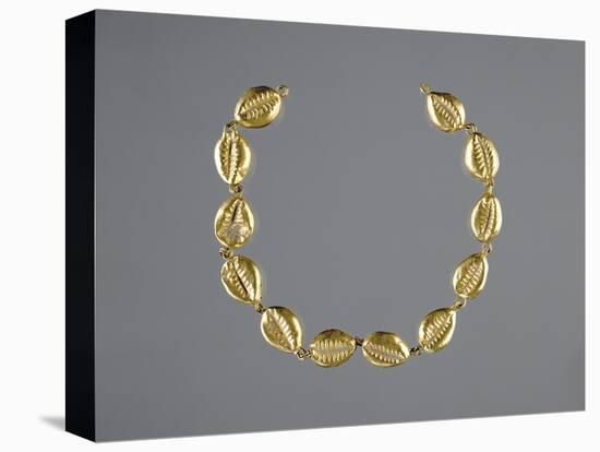 Gold Beads in the Shape of Cowrie Shells-null-Premier Image Canvas