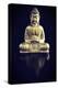 Gold Buddha on Black with Reflection-Tom Quartermaine-Premier Image Canvas