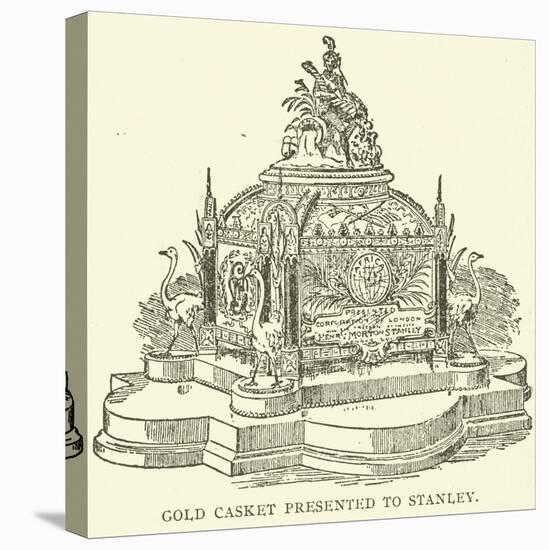Gold Casket Presented to Stanley-null-Premier Image Canvas