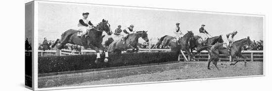 Gold Cup Day at Cheltenham, 1945-null-Premier Image Canvas