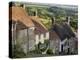 Gold Hill, and View over Blackmore Vale, Shaftesbury, Dorset, England, United Kingdom, Europe-Neale Clarke-Premier Image Canvas