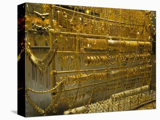 Gold Jewellery for Sale in Souq, Damascus, Syria, Middle East-Alison Wright-Premier Image Canvas