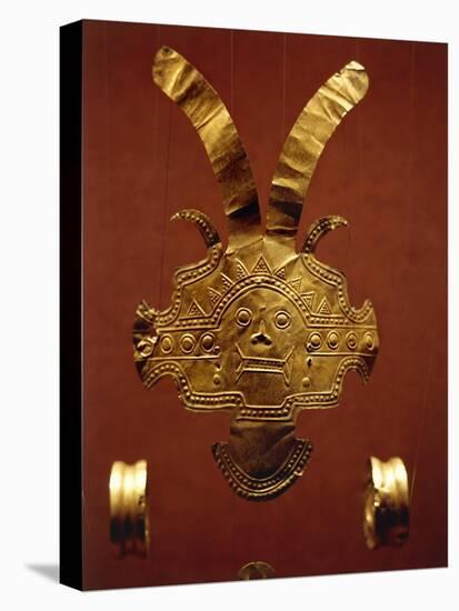 Gold-Leaf Breastplate Embossed and Hammered, Originating from Calima-null-Premier Image Canvas