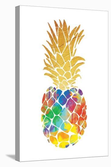 Gold Leaf Pineapple Mate-OnRei-Stretched Canvas