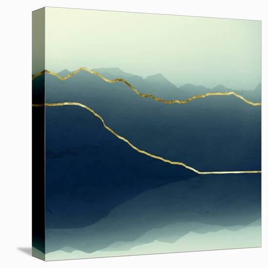 Gold Lined Alps-Dirk Wüstenhagen-Stretched Canvas