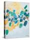 Gold & Teal Internodes-Ann Marie Coolick-Stretched Canvas