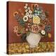 Gold with Black Vase-Suzanne Etienne-Stretched Canvas