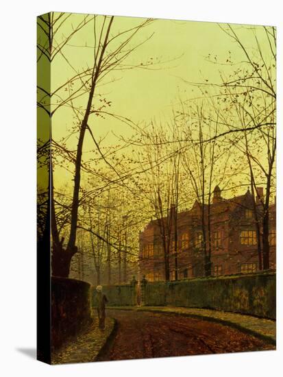 Golden Autumn by John Atkinson Grimshaw-John Atkinson Grimshaw-Premier Image Canvas