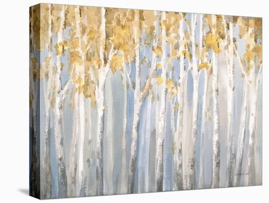 Golden Birches-Danhui Nai-Stretched Canvas