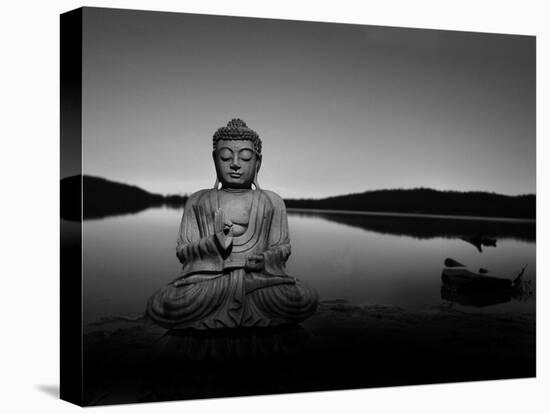 Golden Buddha Lakeside-Jan Lakey-Premier Image Canvas