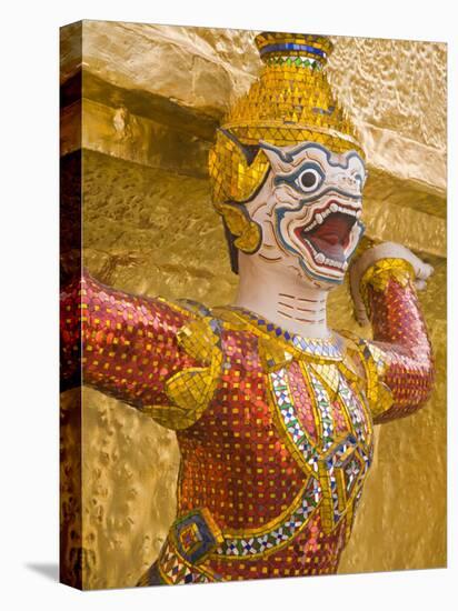 Golden Chedis at Royal Grand Palace, Rattanakosin District, Bangkok, Thailand, Southeast Asia-Richard Cummins-Premier Image Canvas