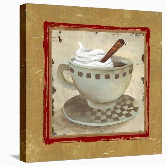 Golden Coffee I-Elizabeth Medley-Stretched Canvas