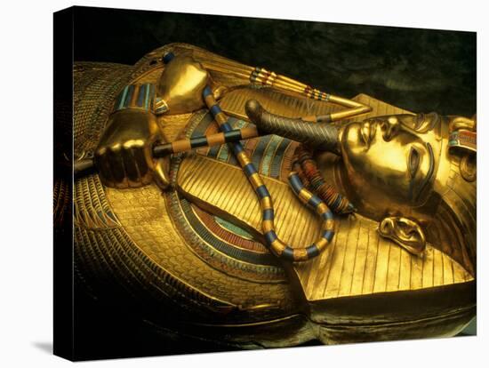 Golden Coffin of Tutahkhamun, Valley of the Kings, Egypt-Kenneth Garrett-Premier Image Canvas