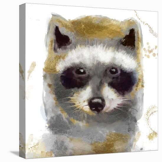 Golden Forest - Raccoon-null-Premier Image Canvas