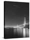 Golden Gate and Stars BW-Moises Levy-Premier Image Canvas