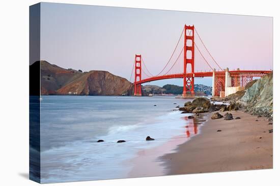 Golden Gate Bridge after Sunset, San Francisco-sborisov-Premier Image Canvas