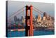 Golden Gate Bridge and Downtown San Francisco at Sunset-Andy777-Premier Image Canvas