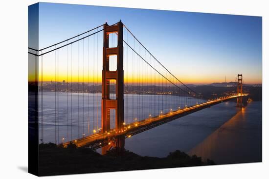 Golden Gate Bridge and San Francisco Skyline at Dawn-Miles-Premier Image Canvas