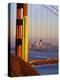 Golden Gate Bridge and San Francisco Skyline-Paul Souders-Premier Image Canvas