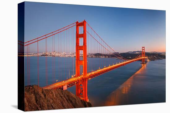 Golden Gate Bridge at Dusk, Sun Francisco-sborisov-Premier Image Canvas