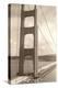 Golden Gate Bridge, San Francisco, California-null-Stretched Canvas