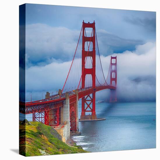 Golden Gate Bridge VII-Rita Crane-Stretched Canvas