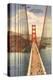 Golden Gate Bridge with Planes, San Francisco, California-null-Stretched Canvas