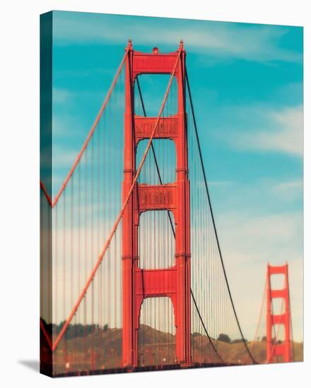 Golden Gate in The Morning-Sonja Quintero-Stretched Canvas