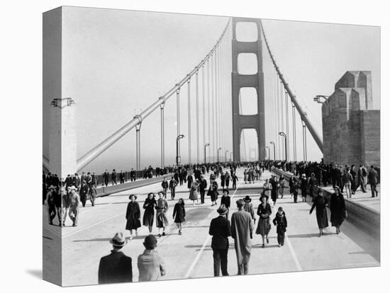 Golden Gate Opening, San Francisco, California, c.1937-null-Premier Image Canvas