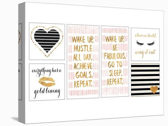 Golden Glam Collection-Sd Graphics Studio-Stretched Canvas