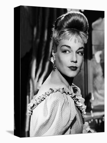 Golden Helmet' by Jacques Becker starring Simone Signoret, 1952 (b/w photo)-null-Stretched Canvas