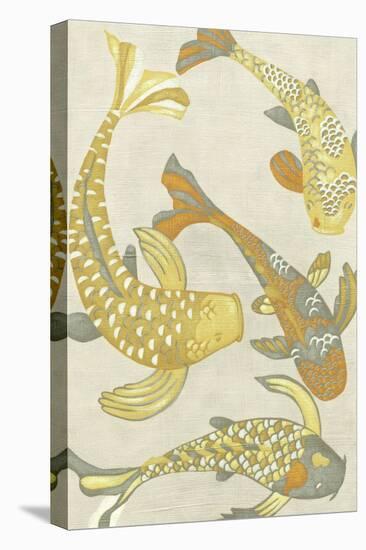 Golden Koi I-Chariklia Zarris-Stretched Canvas