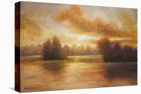 Golden Lake Glow I-Michael Marcon-Stretched Canvas