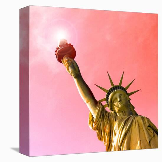 Golden Liberty-Richard James-Stretched Canvas