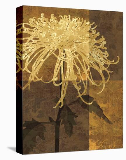 Golden Mums I-Keith Mallett-Stretched Canvas