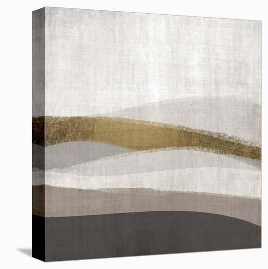 Golden Range 1-Denise Brown-Stretched Canvas