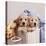 Golden Retriever Dog Two Puppies in Laundry Basket-null-Premier Image Canvas