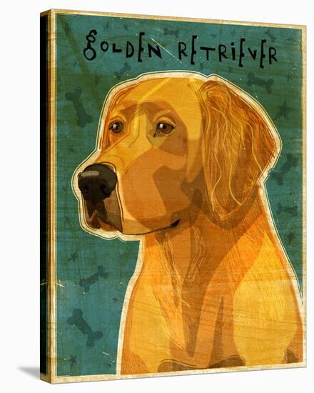 Golden Retriever-John Golden-Stretched Canvas
